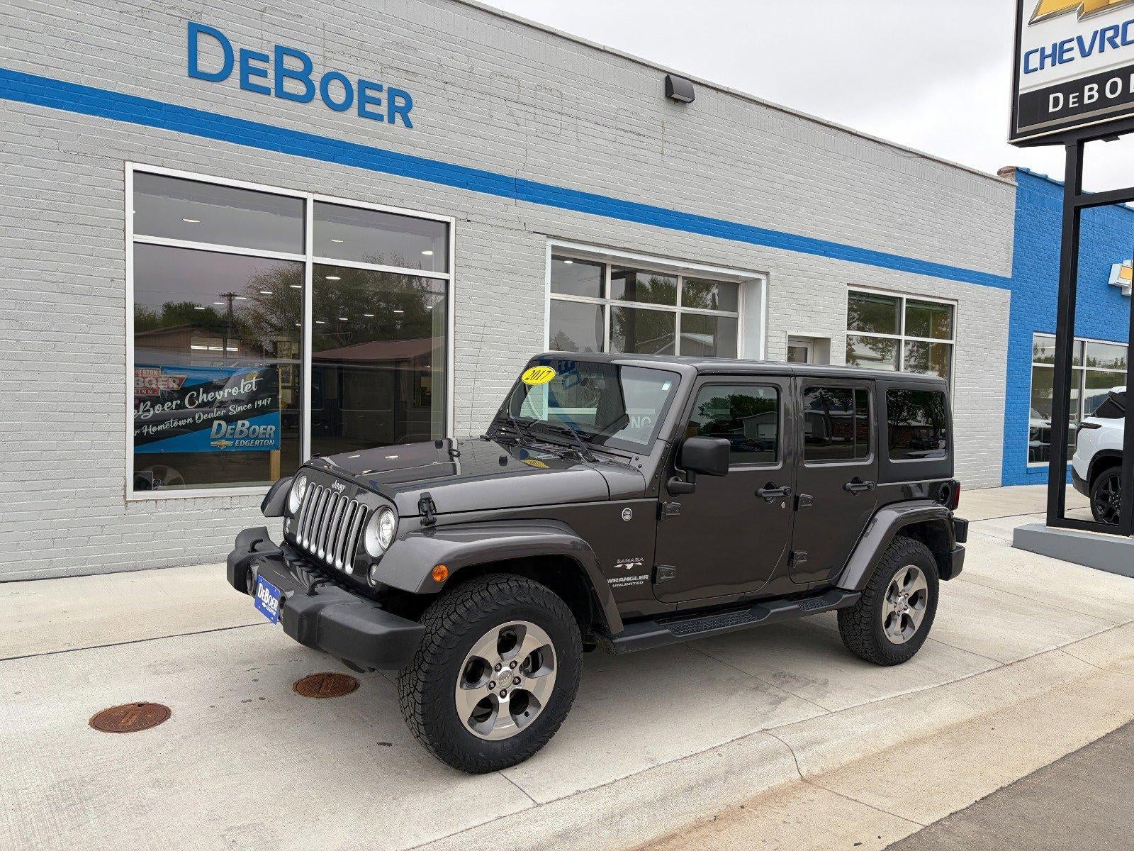 2017 Jeep Wrangler Unlimited Sahara, Freedom Hard Top, Heated Front Seats, NEW TIRES!