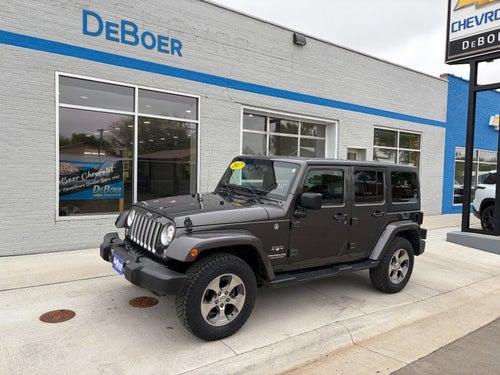2017 Jeep Wrangler Unlimited Sahara, Freedom Hard Top, Heated Front Seats, NEW TIRES!