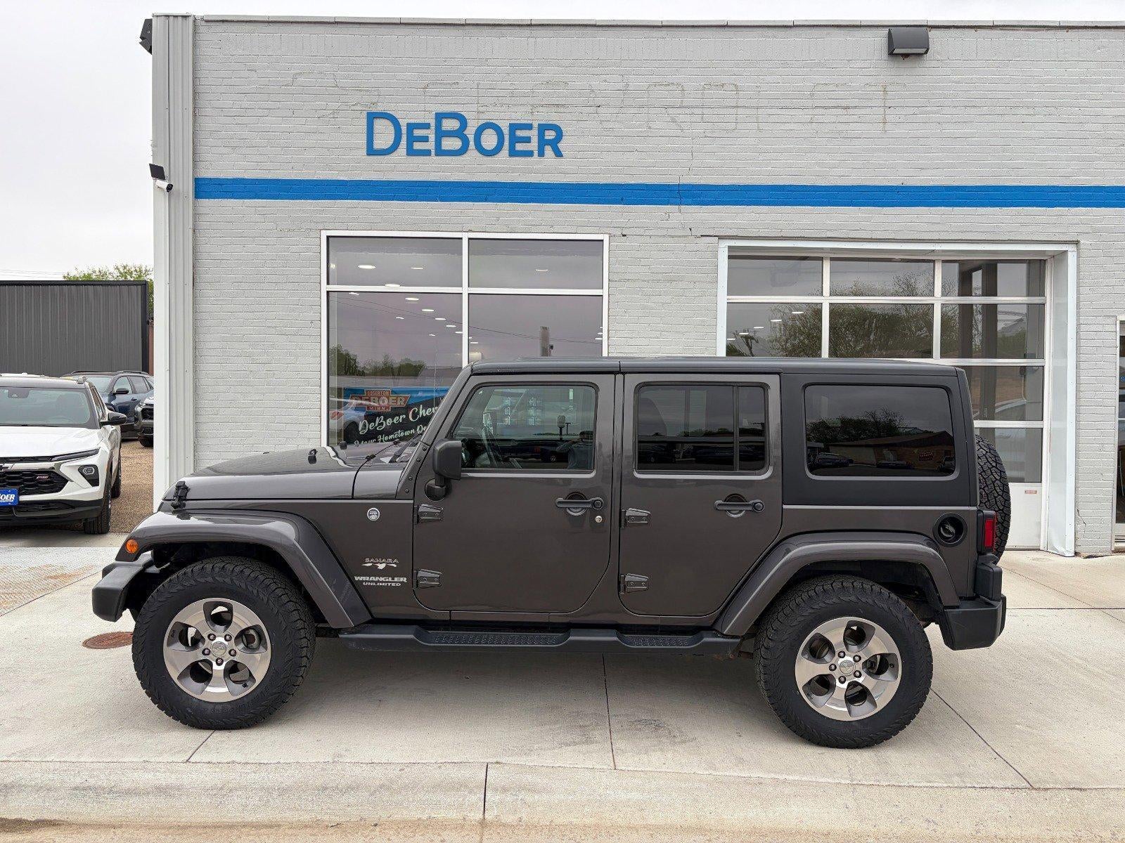 2017 Jeep Wrangler Unlimited Sahara, Freedom Hard Top, Heated Front Seats, NEW TIRES!