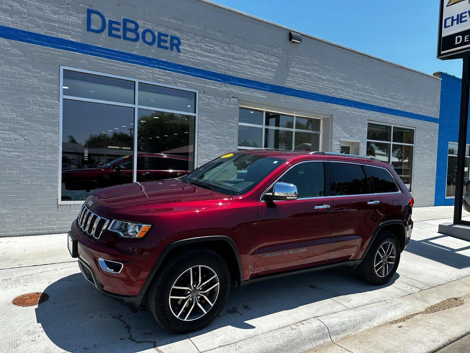 2019 Jeep Grand Cherokee Limited, Htd Leather Seats & Wheel, Sunroof, Nav, Bluetooth