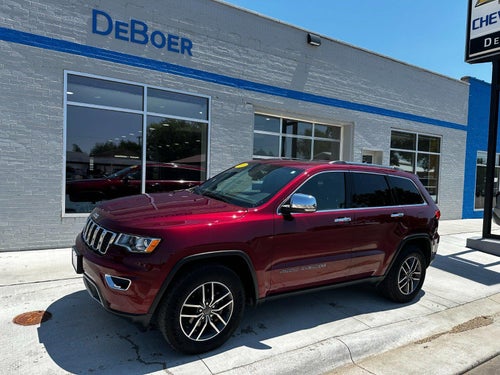 2019 Jeep Grand Cherokee Limited, Htd Leather Seats & Wheel, Sunroof, Nav, Bluetooth
