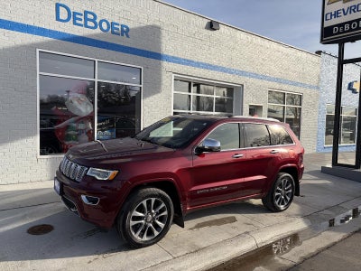 2017 Jeep Grand Cherokee Overland, Heated & Vented Front Seats, Panoramic Sunroof, Harman Karmon Speakers w/ Subwoofer