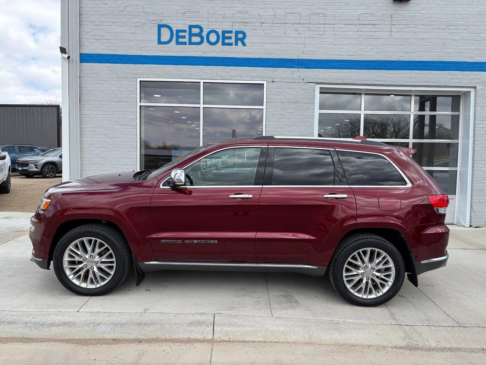 Used 2017 Jeep Grand Cherokee Summit with VIN 1C4RJFJT1HC618213 for sale in Edgerton, Minnesota