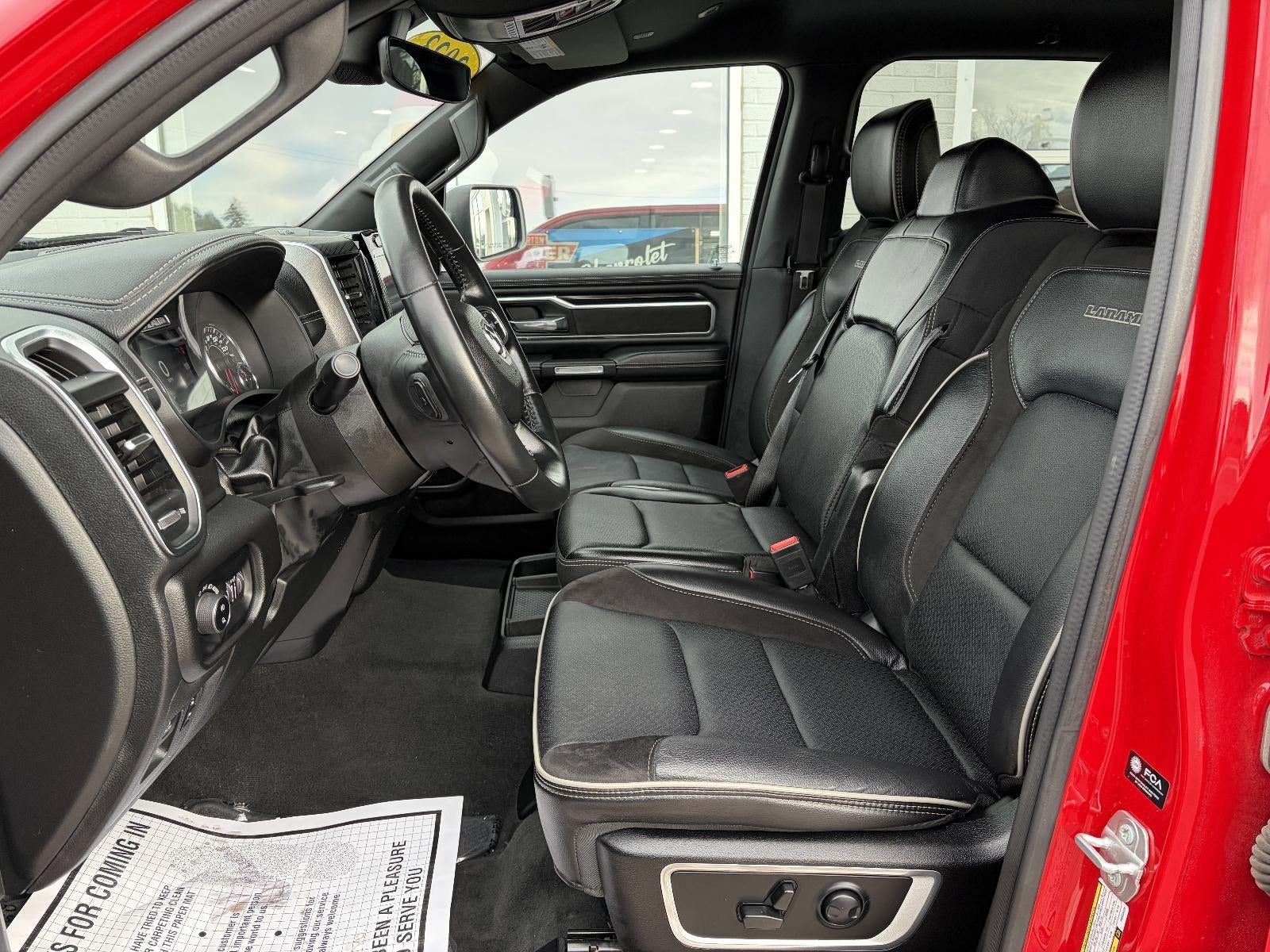 2023 RAM 1500 Laramie, 5.7L V8 HEMI, Heated & Cooled Front Seats, 12in Touch Screen, Heated Steering Wheel