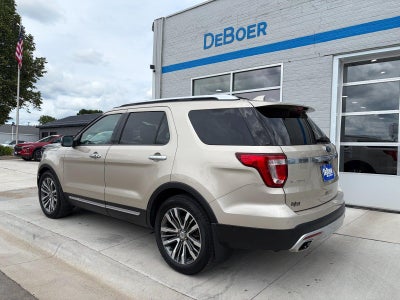 2017 Ford Explorer Platinum, Dual Moonroof, Cooled/ Heated/ Massaging Seats, Sony Audio System