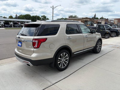 2017 Ford Explorer Platinum, Dual Moonroof, Cooled/ Heated/ Massaging Seats, Sony Audio System
