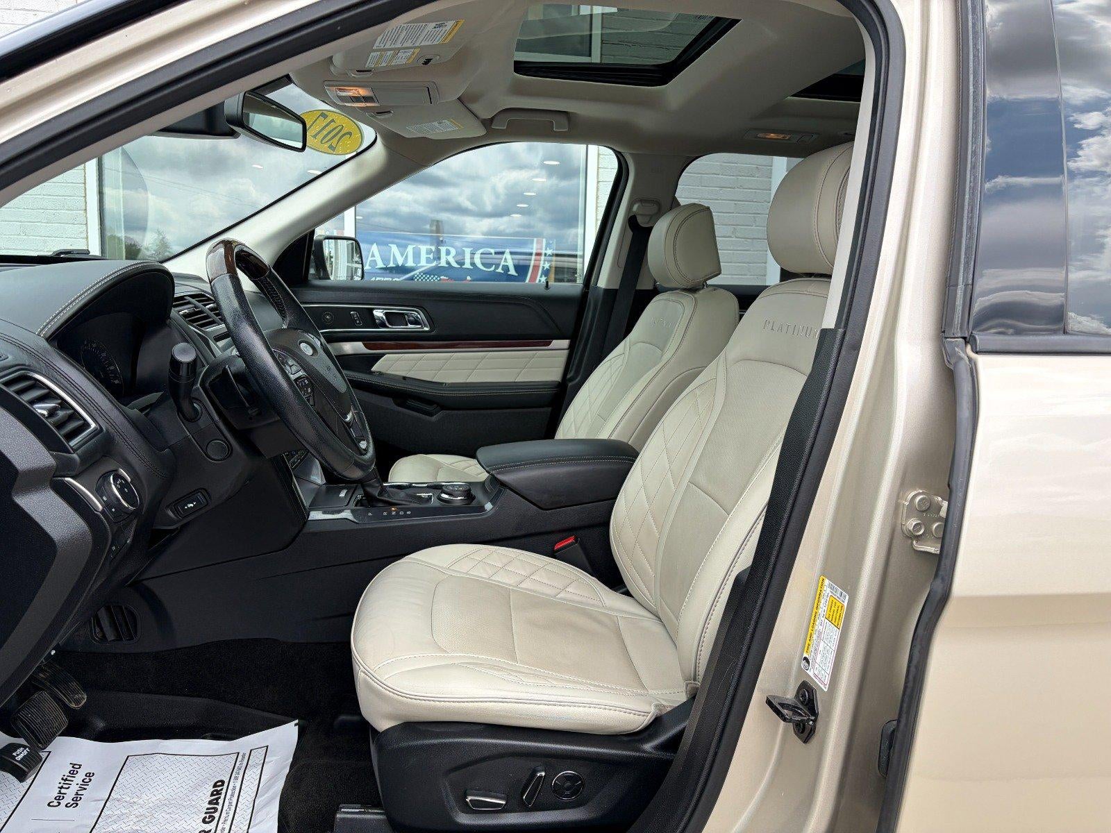 2017 Ford Explorer Platinum, Dual Moonroof, Cooled/ Heated/ Massaging Seats, Sony Audio System