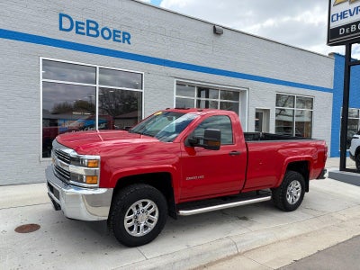 2015 Chevrolet Silverado 3500 HD Work Truck Convenience Pkg, 18" Chrome Wheels, Rearview Camera, Power Windows