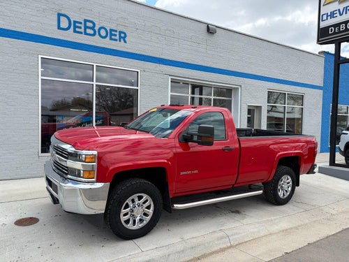 2015 Chevrolet Silverado 3500 HD Work Truck Convenience Pkg, 18" Chrome Wheels, Rearview Camera, Power Windows