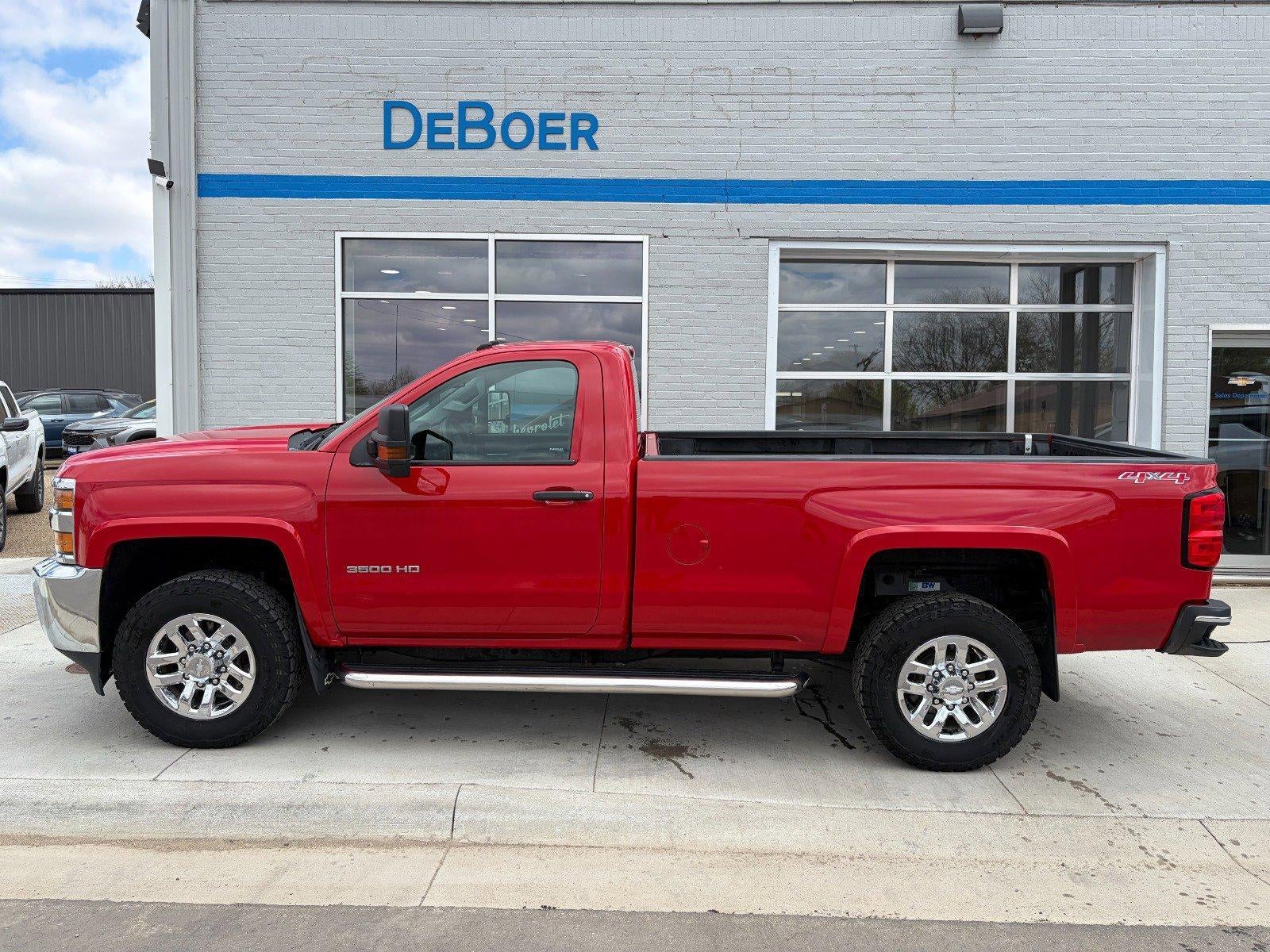 2015 Chevrolet Silverado 3500 HD Work Truck Convenience Pkg, 18" Chrome Wheels, Rearview Camera, Power Windows