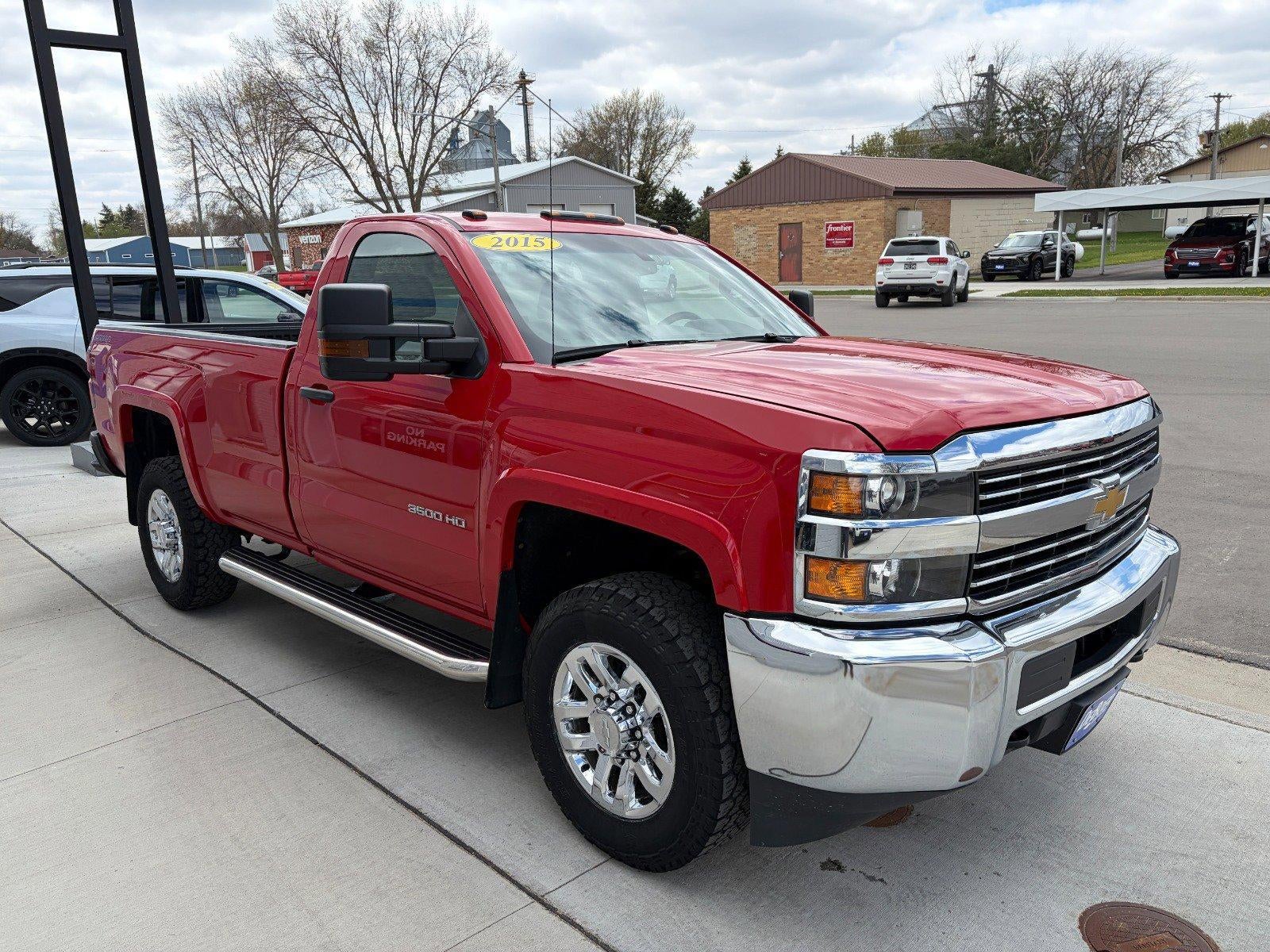 2015 Chevrolet Silverado 3500 HD Work Truck Convenience Pkg, 18" Chrome Wheels, Rearview Camera, Power Windows