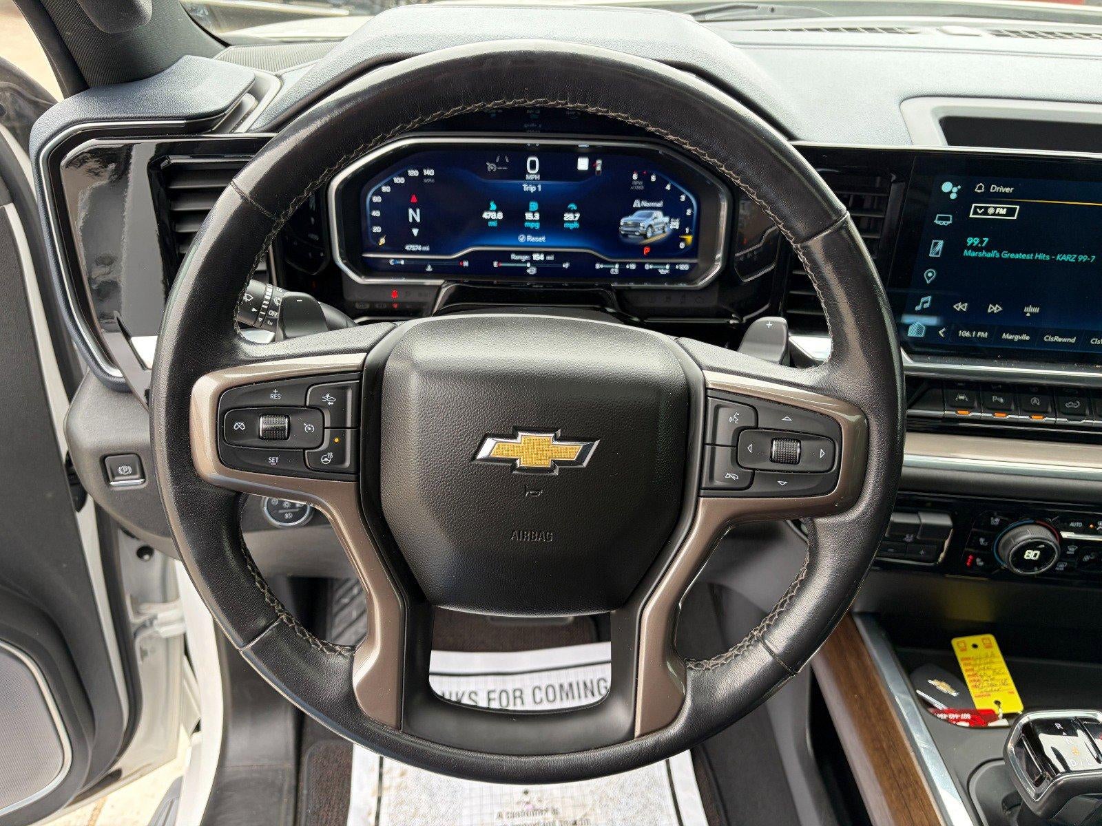 2022 Chevrolet Silverado 1500 High Country, Z71 Pkg, Sunroof, Heated Steering Wheel, Front & Rear Heated Seats