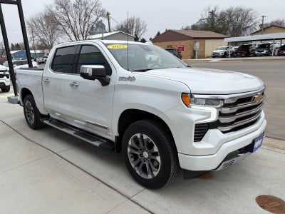 2022 Chevrolet Silverado 1500 High Country, Z71 Pkg, Sunroof, Heated Steering Wheel, Front & Rear Heated Seats