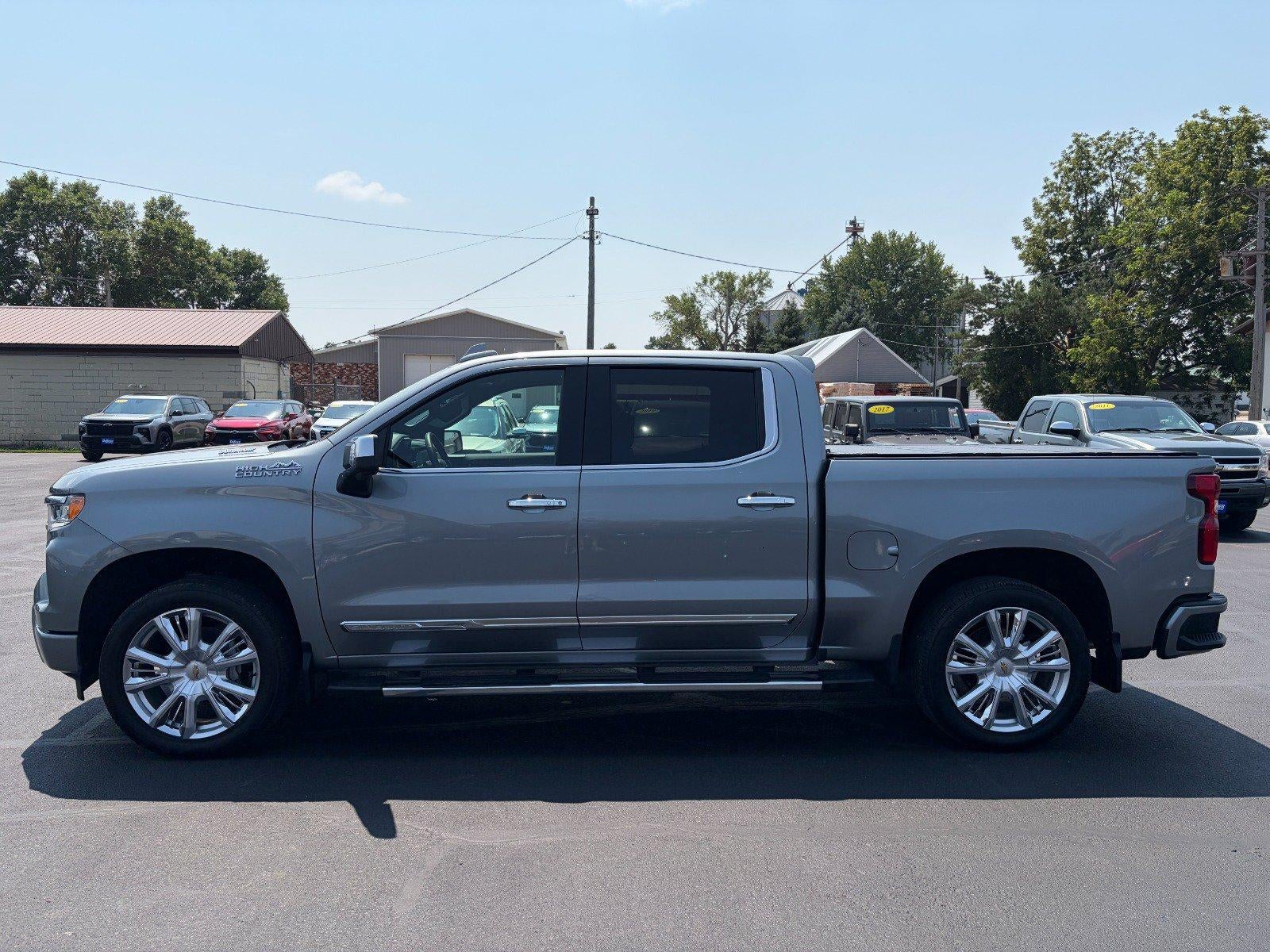 Used 2025 Chevrolet Silverado 1500 High Country with VIN 1GCUKJE87SZ241794 for sale in Edgerton, Minnesota