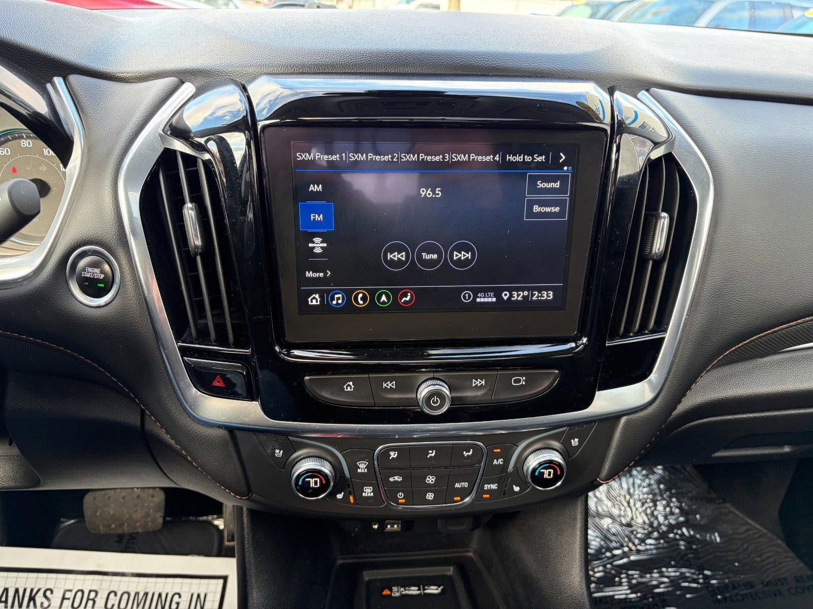 2021 Chevrolet Traverse Premier, Confidence II Pkg, Dual Sunroof, Surround Vision, Heated & Vented Front Seats