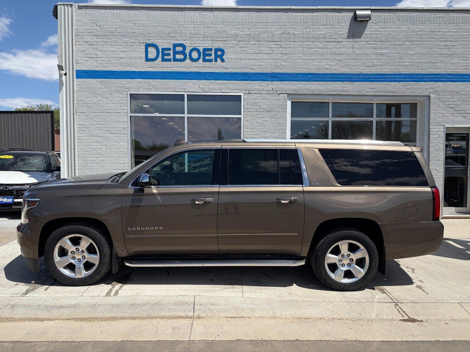 2015 Chevrolet Suburban LTZ, Sun/ Entertainment/ Destination Pkg, Heated/ Cooled Front Seats, Heated Second Row Seats