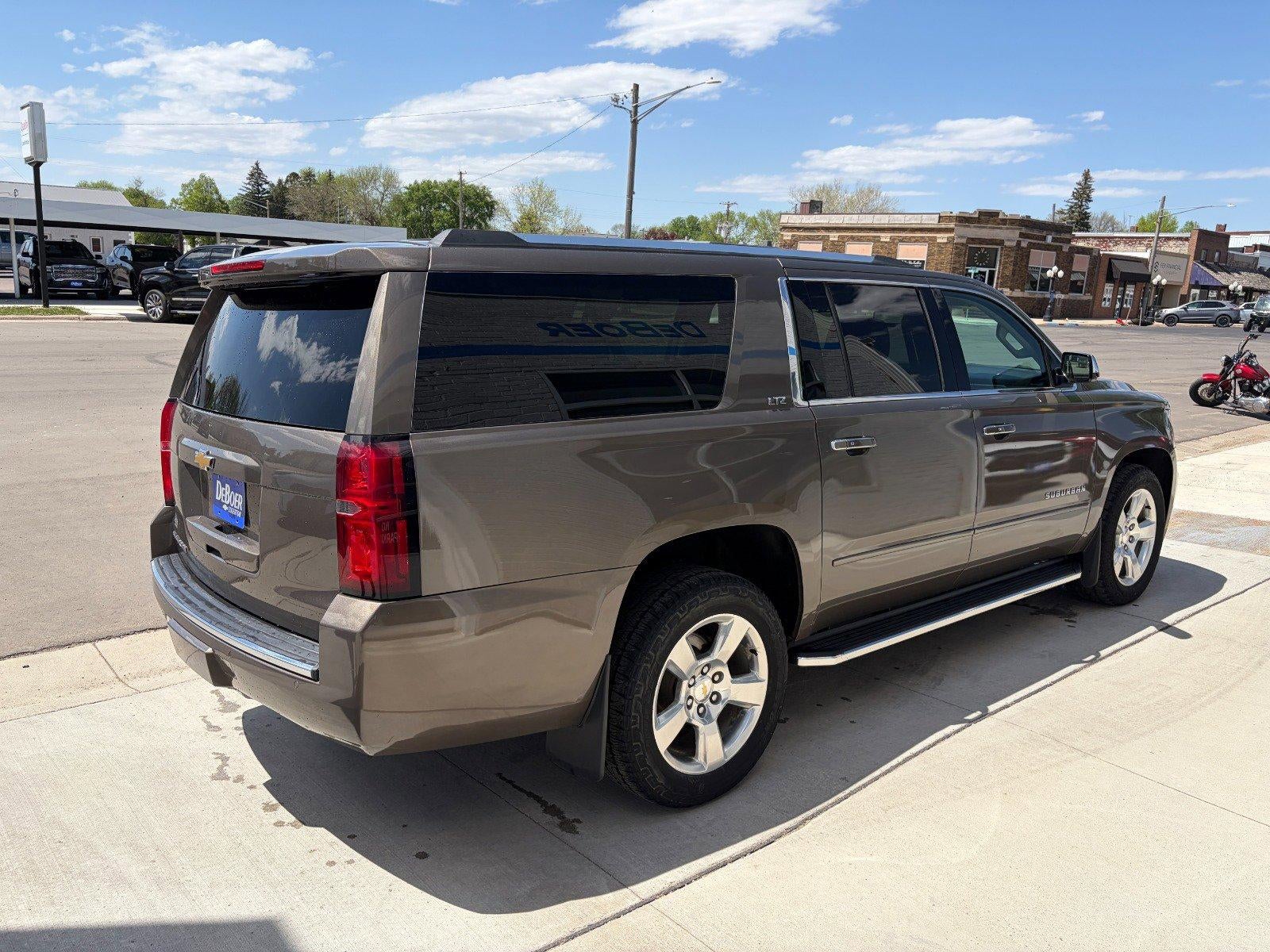 2015 Chevrolet Suburban LTZ, Sun/ Entertainment/ Destination Pkg, Heated/ Cooled Front Seats, Heated Second Row Seats