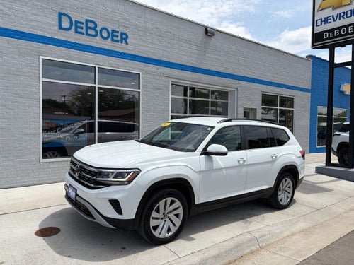 2021 Volkswagen Atlas 3.6L V6 SE w Technology, AWD, Heated Front Seats, Adaptive Cruise Control, Remote Start