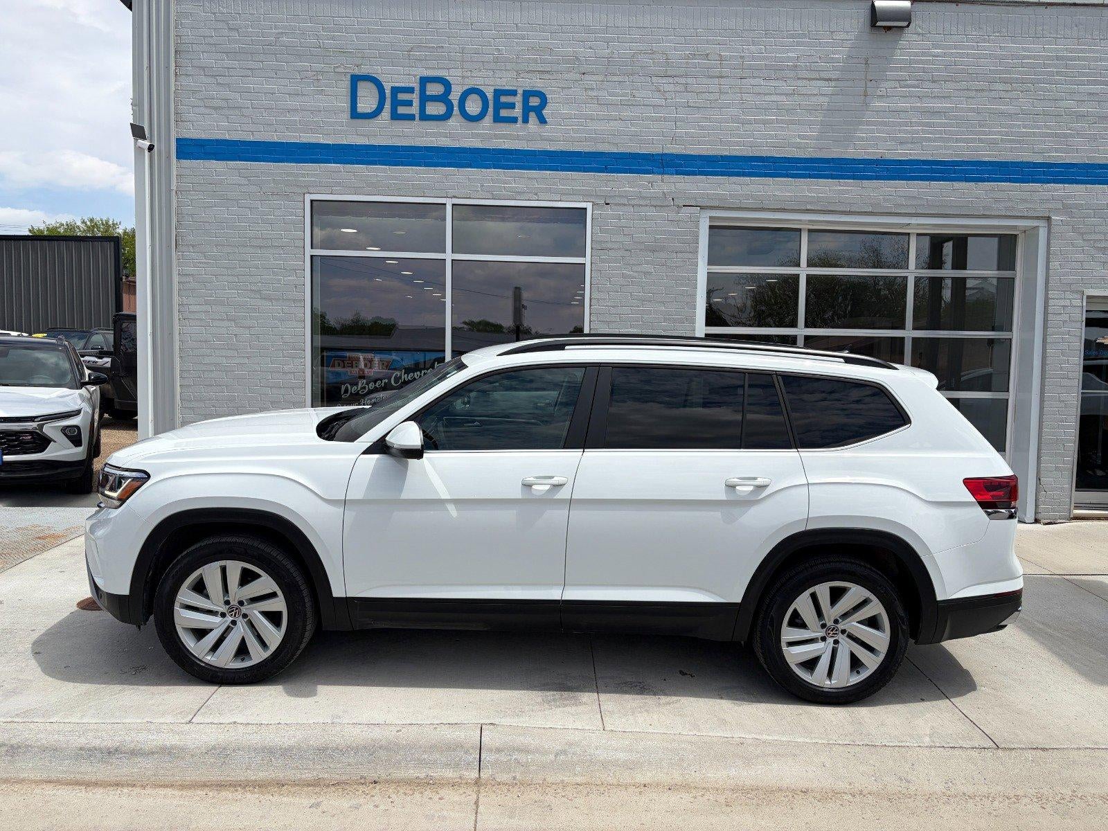 2021 Volkswagen Atlas 3.6L V6 SE w Technology, AWD, Heated Front Seats, Adaptive Cruise Control, Remote Start