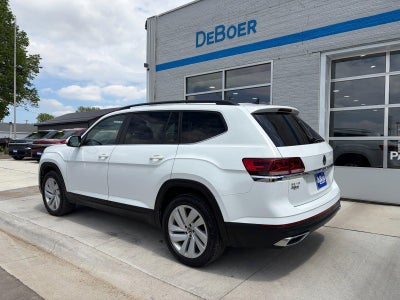 2021 Volkswagen Atlas 3.6L V6 SE w Technology, AWD, Heated Front Seats, Adaptive Cruise Control, Remote Start