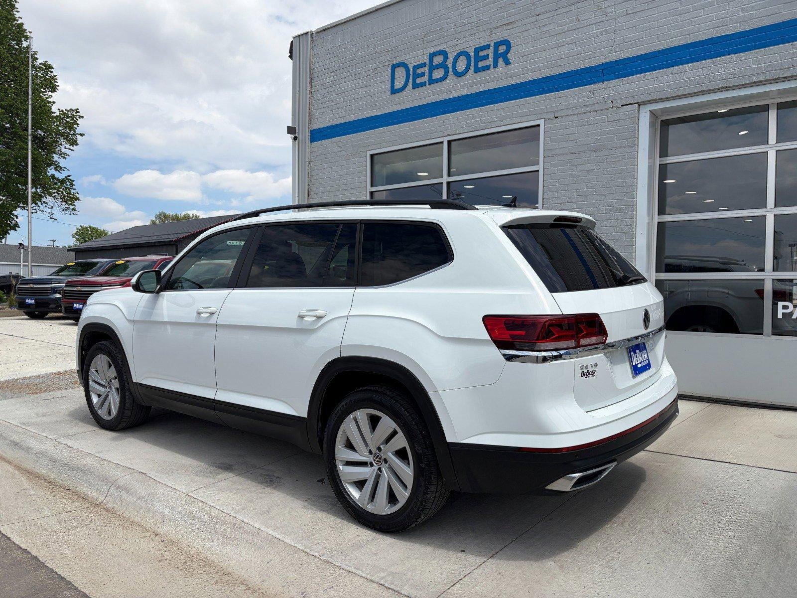 2021 Volkswagen Atlas 3.6L V6 SE w Technology, AWD, Heated Front Seats, Adaptive Cruise Control, Remote Start