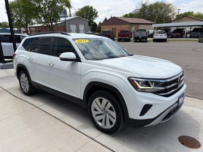 2021 Volkswagen Atlas 3.6L V6 SE w Technology, AWD, Heated Front Seats, Adaptive Cruise Control, Remote Start