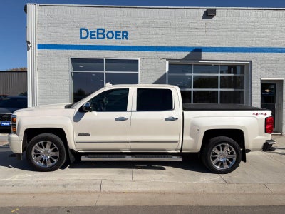 2015 Chevrolet Silverado 1500 High Country Premium Pkg, Driver Alert Pkg, Sunroof, Heated Steering Wheel, BOSE Audio