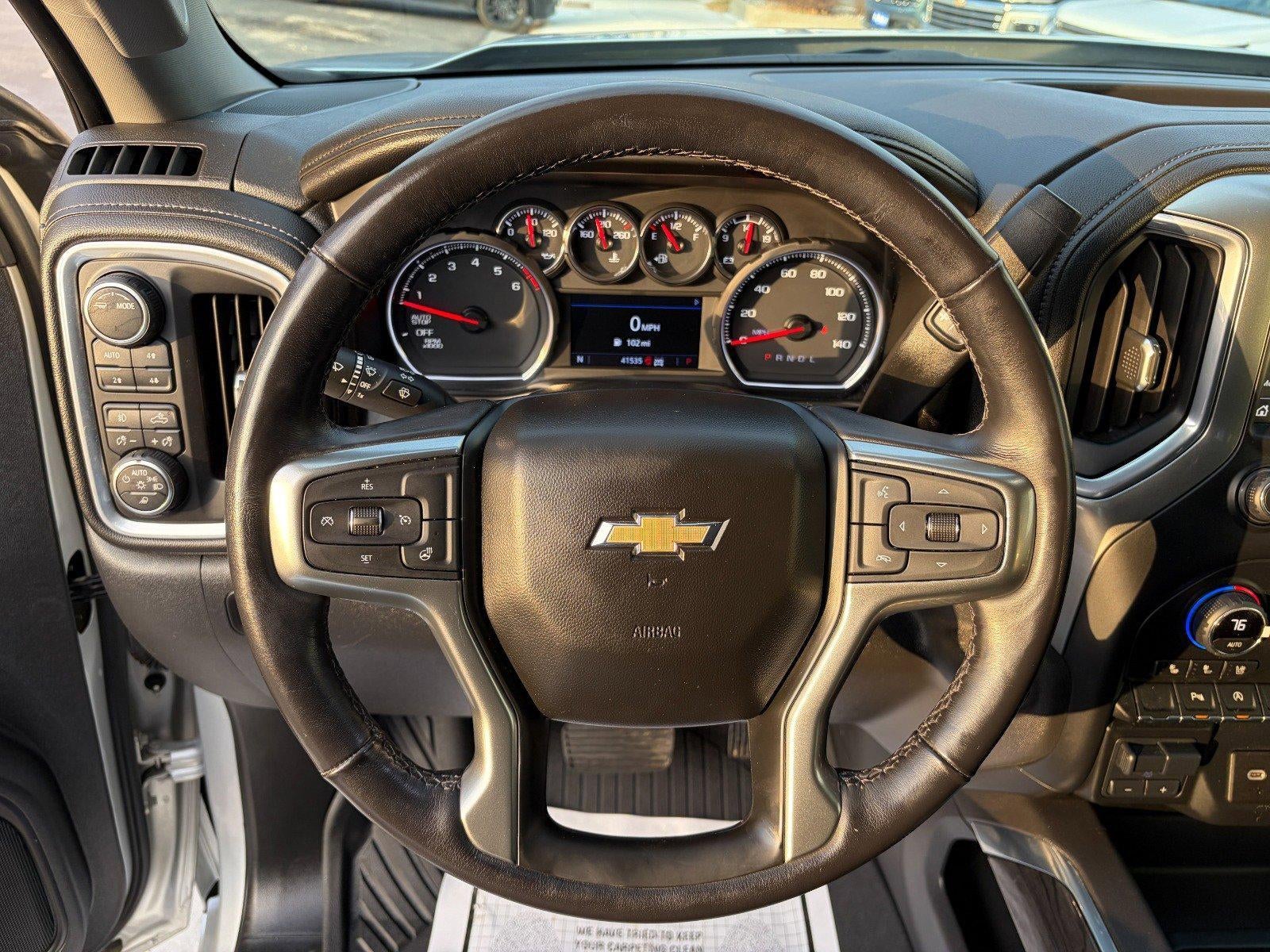 2021 Chevrolet Silverado 1500 LTZ, Z71 Pkg's, Convenience Pkg, Safety Pkg, Heated Steering Wheel, Heated & Cooled Front Seats