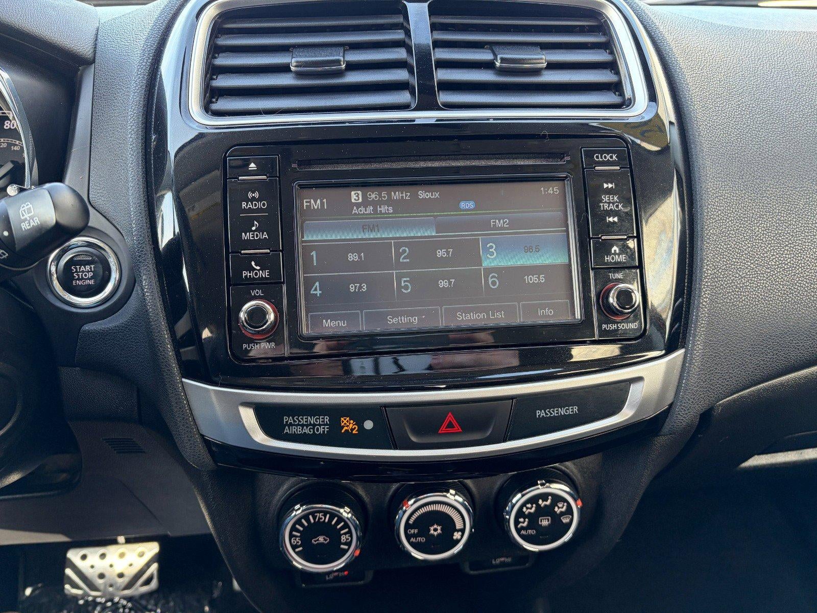 2016 Mitsubishi Outlander Sport SEL, 4WD, Chrome Pkg, Heated Seats, Touch Screen w/ Rearview Camera