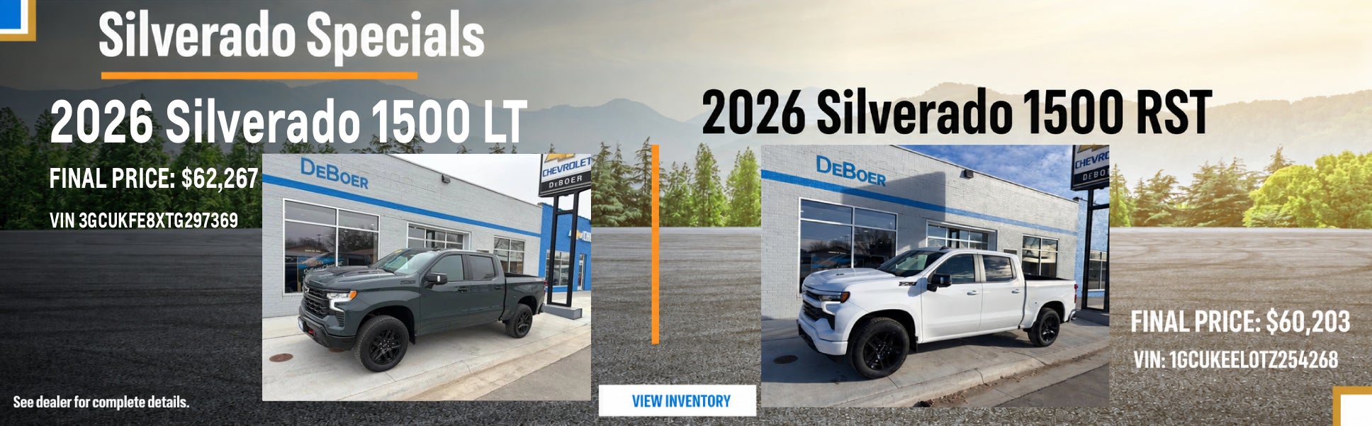 Silverado Specials